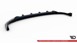 Cup Spoilerlippe Front Ansatz V.2 passend für BMW 2 Coupe G42 schwarz Hochglanz