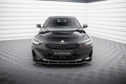 Cup Spoilerlippe Front Ansatz V.3 passend für BMW 2 Coupe G42 schwarz Hochglanz
