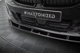 Cup Spoilerlippe Front Ansatz V.3 passend für BMW 2 Coupe G42 schwarz Hochglanz