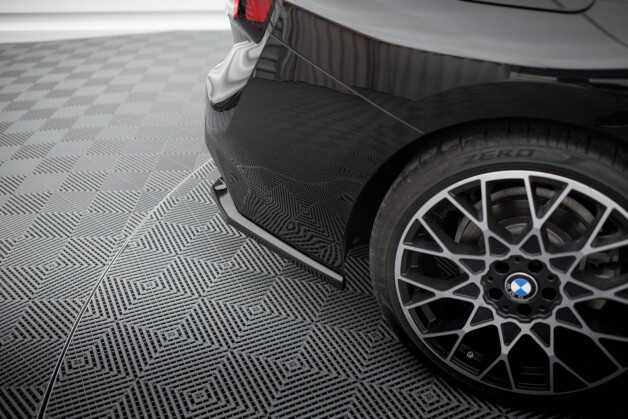 Heck Ansatz Flaps Diffusor V.1 passend für BMW 2 Coupe G42 schwarz Hochglanz