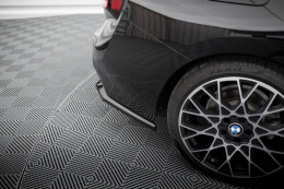 Heck Ansatz Flaps Diffusor V.1 für BMW 2 Coupe G42 schwarz Hochglanz