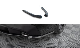 Heck Ansatz Flaps Diffusor V.1 passend für BMW 2 Coupe G42 schwarz Hochglanz