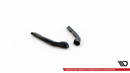 Heck Ansatz Flaps Diffusor V.1 passend für BMW 2 Coupe G42 schwarz Hochglanz