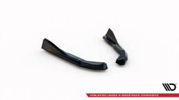 Heck Ansatz Flaps Diffusor V.2 passend für BMW 2 Coupe G42 schwarz Hochglanz