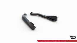 Heck Ansatz Flaps Diffusor V.2 passend für BMW 2 Coupe G42 schwarz Hochglanz