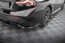 Street+ Heck Ansatz Flaps V.2 passend für BMW 2 Coupe G42 schwarz Hochglanz