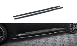 Seitenschweller Ansatz Cup Leisten V.1 passend für BMW 2 Coupe G42 schwarz Hochglanz