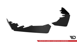 Front Ansatz Flaps für BMW 2 Coupe G42 schwarz Hochglanz