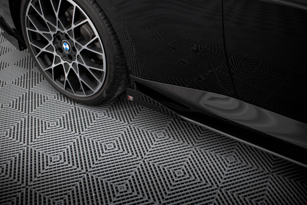 Seitenschweller Flaps passend für BMW 2 Coupe G42 schwarz Hochglanz