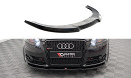 Cup Spoilerlippe Front Ansatz für Audi A4 S-Line B7...