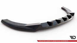 Cup Spoilerlippe Front Ansatz passend für VW Multivan Lang T7 schwarz Hochglanz