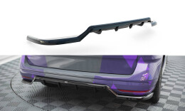 Mittlerer Cup Diffusor Heck Ansatz DTM Look passend für VW Multivan T7 schwarz Hochglanz