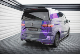 Mittlerer Cup Diffusor Heck Ansatz DTM Look passend für VW Multivan T7 schwarz Hochglanz
