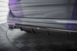 Street+ Mittlerer Diffusor RACE Heck Ansatz passend für VW Multivan T7 schwarz Hochglanz