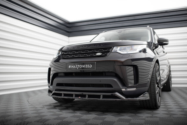 Cup Spoilerlippe Front Ansatz passend für Land Rover Discovery HSE Mk5 schwarz Hochglanz