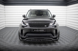 Cup Spoilerlippe Front Ansatz für Land Rover Discovery HSE Mk5 schwarz Hochglanz