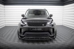 Street+ Spoilerlippe Front Ansatz passend für Land Rover Discovery HSE Mk5 schwarz Hochglanz