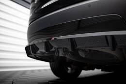Mittlerer Cup Diffusor Heck Ansatz DTM Look passend für Land Rover Discovery HSE Mk5 schwarz Hochglanz