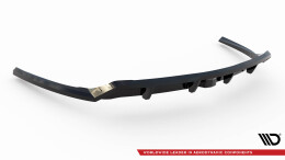 Mittlerer Cup Diffusor Heck Ansatz DTM Look passend für Land Rover Discovery HSE Mk5 schwarz Hochglanz