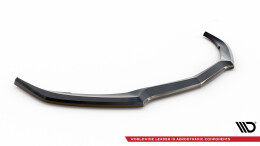 Cup Spoilerlippe Front Ansatz V.1 passend für Mercedes-AMG C63 Limousine / Kombi W205 Facelift schwarz Hochglanz