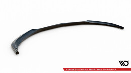 Cup Spoilerlippe Front Ansatz V.1 passend für Mercedes-AMG C63 Limousine / Kombi W205 Facelift schwarz Hochglanz