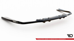 Mittlerer Cup Diffusor Heck Ansatz DTM Look passend für Mercedes-AMG C63 Limousine / Kombi W205 Facelift schwarz Hochglanz