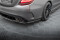 Mittlerer Cup Diffusor Heck Ansatz DTM Look passend für Mercedes-AMG C63 Limousine / Kombi W205 Facelift schwarz Hochglanz