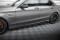 Seitenschweller Ansatz Cup Leisten für Mercedes-AMG C63 Limousine / Kombi W205 Facelift schwarz Hochglanz