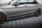 Seitenschweller Ansatz Cup Leisten passend für Mercedes-AMG C63 Limousine / Kombi W205 Facelift schwarz Hochglanz