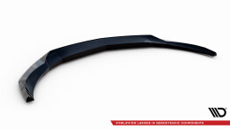 Cup Spoilerlippe Front Ansatz V.1 passend für Mercedes-Benz A AMG-Line W176 Facelift schwarz Hochglanz