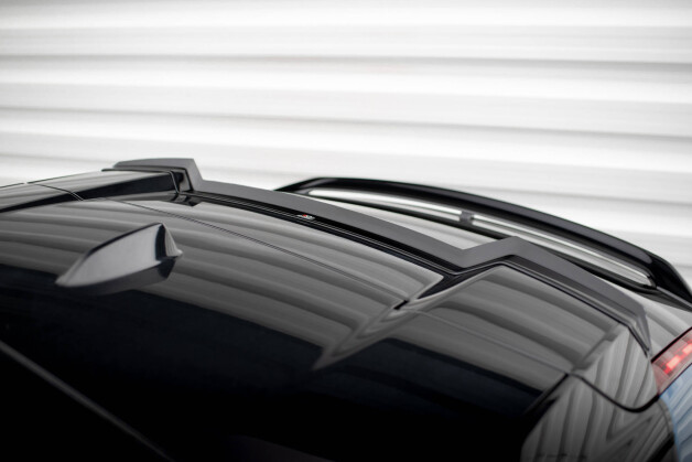 Heck Spoiler Aufsatz Abrisskante passend für Volvo C40 Mk1 schwarz Hochglanz