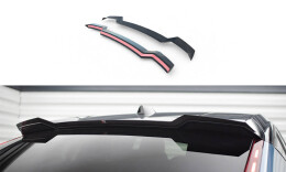 Heck Spoiler Aufsatz Abrisskante passend für Volvo C40 Mk1 schwarz Hochglanz