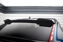 Heck Spoiler Aufsatz Abrisskante passend für Volvo C40 Mk1 schwarz Hochglanz