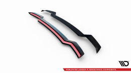 Heck Spoiler Aufsatz Abrisskante passend für Volvo C40 Mk1 schwarz Hochglanz