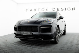 Cup Spoilerlippe Front Ansatz passend für Porsche Cayenne Sport Design Mk3 schwarz Hochglanz