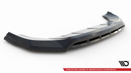 Cup Spoilerlippe Front Ansatz passend für Porsche Cayenne Sport Design Mk3 schwarz Hochglanz