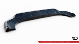 Cup Spoilerlippe Front Ansatz passend für Porsche Cayenne Sport Design Mk3 schwarz Hochglanz