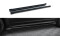 Seitenschweller Ansatz Cup Leisten passend für Porsche Cayenne Sport Design Mk3 / Standard Mk3 Facelift schwarz Hochglanz
