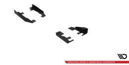 Seitenschweller Flaps passend für Mercedes-AMG C63 Limousine / Kombi W205 FL schwarz Hochglanz