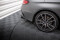 Street Pro Heck Ansatz Flaps Diffusor für Mercedes-AMG C43 Coupe C205 Facelift SCHWARZ