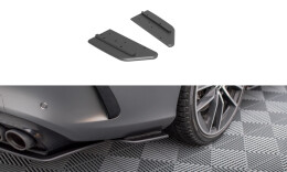 Street Pro Heck Ansatz Flaps Diffusor passend für Mercedes-AMG C43 Coupe C205 Facelift rot