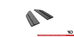 Street Pro Heck Ansatz Flaps Diffusor passend für Mercedes-AMG C43 Coupe C205 Facelift rot