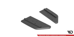 Street Pro Heck Ansatz Flaps Diffusor passend für Mercedes-AMG C43 Coupe C205 Facelift rot