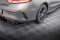 Street Pro Heck Ansatz Flaps Diffusor passend für Mercedes-AMG C43 Coupe C205 Facelift rot