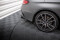 Street Pro Heck Ansatz Flaps Diffusor passend für Mercedes-AMG C43 Coupe C205 Facelift rot