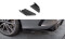 Street Pro Heck Ansatz Flaps Diffusor passend für Mercedes-AMG C43 Coupe C205 Facelift rot+ Hochglanz Flaps