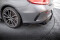 Street Pro Heck Ansatz Flaps Diffusor passend für Mercedes-AMG C43 Coupe C205 Facelift rot+ Hochglanz Flaps