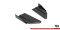Street Pro Heck Ansatz Flaps Diffusor passend für Mercedes-AMG C43 Coupe C205 Facelift rot+ Hochglanz Flaps