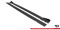 Street Pro Seitenschweller Ansatz Cup Leisten passend für Mercedes-AMG C43 Coupe C205 Facelift SCHWARZ+ HOCHGLANZ FLAPS