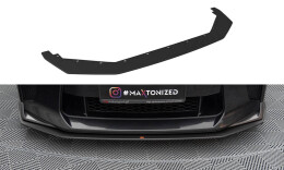 Street Pro Cup Spoilerlippe Front Ansatz passend für Nissan GTR R35 Facelift rot